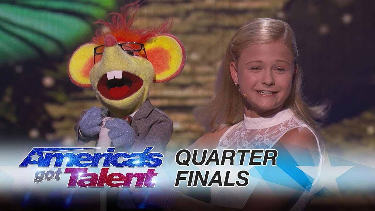 12 Year Old Singing Ventriloquist Amazes Again On America's Got Talent