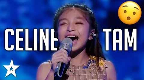 got talent celine 9 years old