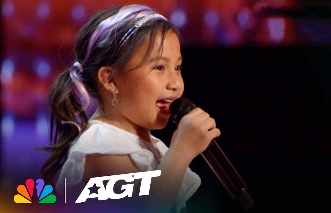 6 Year Old Zoe Erianna Shines With Born This Way Agt 2023 1574