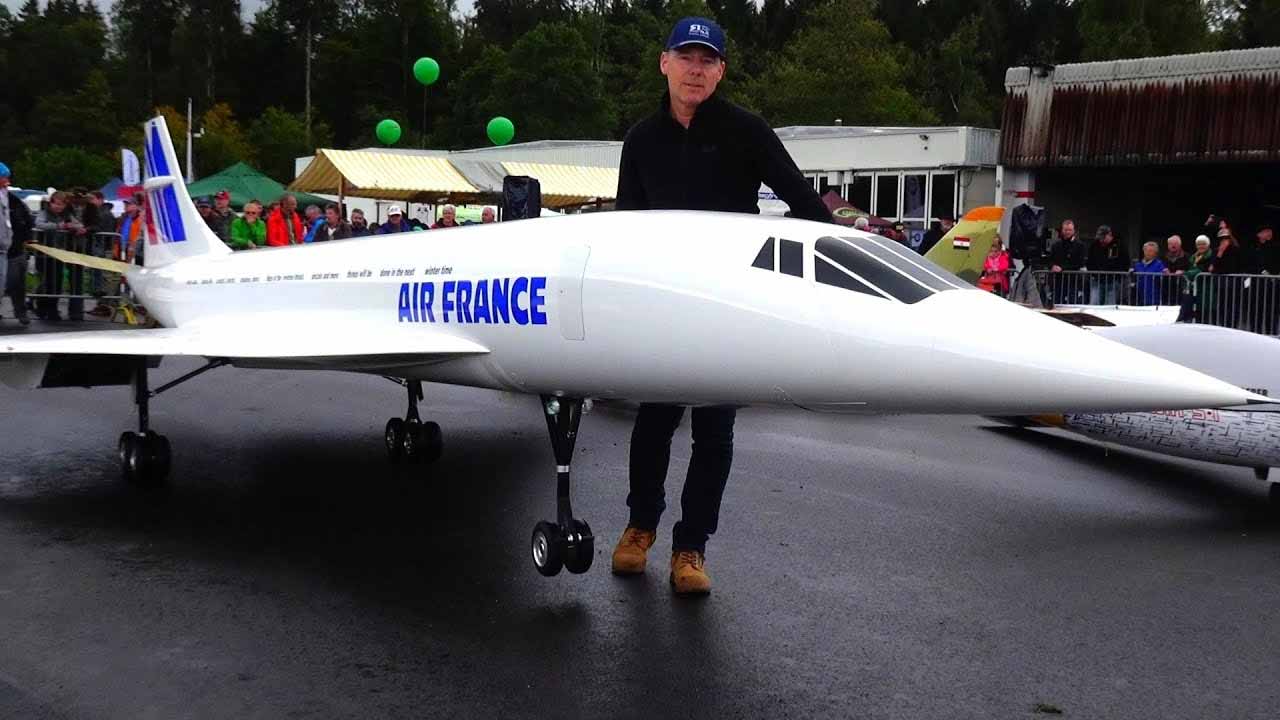 rc concorde turbine model jet