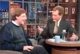 Bill Gates Explains The Internet to David Letterman in 1995