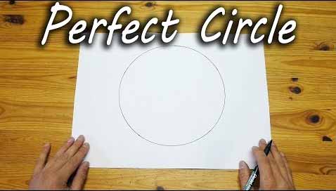 how to draw a perfect circle