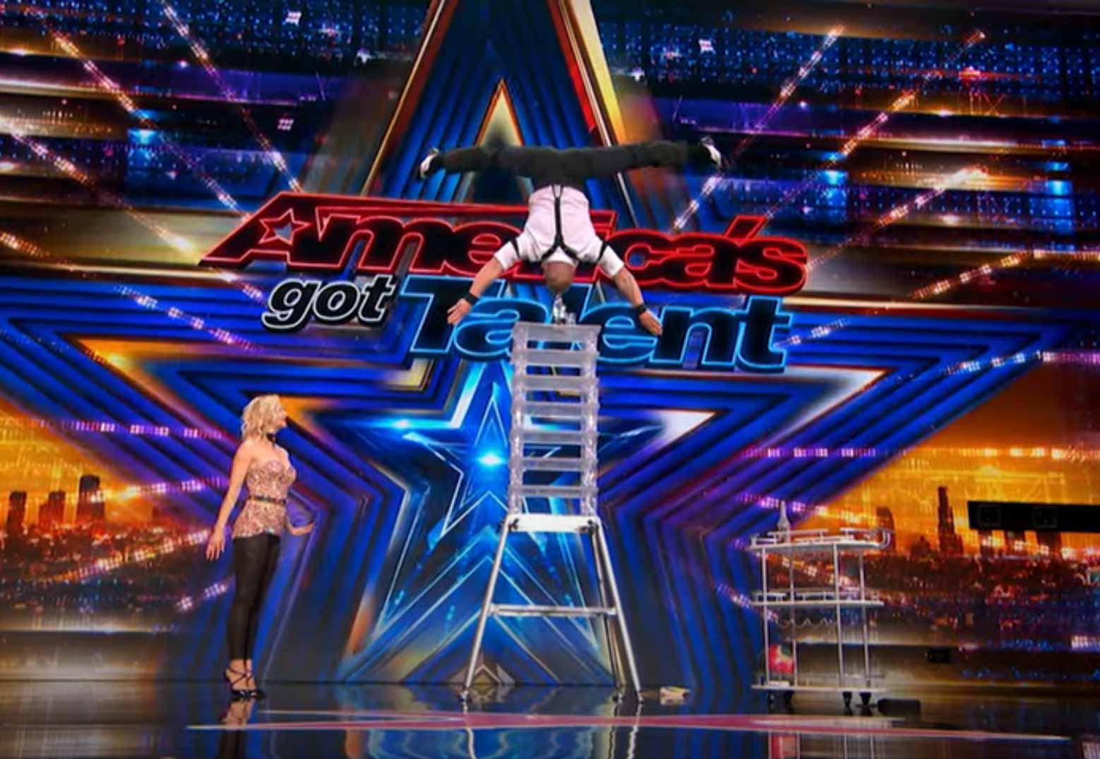 Illya and Anastasiia Strakhov's JawDropping Head Balancing Act AGT 2024