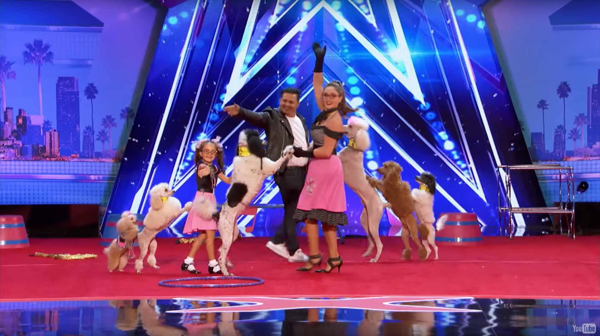 Pompeyo Family Dogs Entertain At America's Got Talent 2017