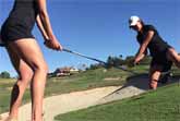 San Diego State University Women's Golf Team Trick Shots