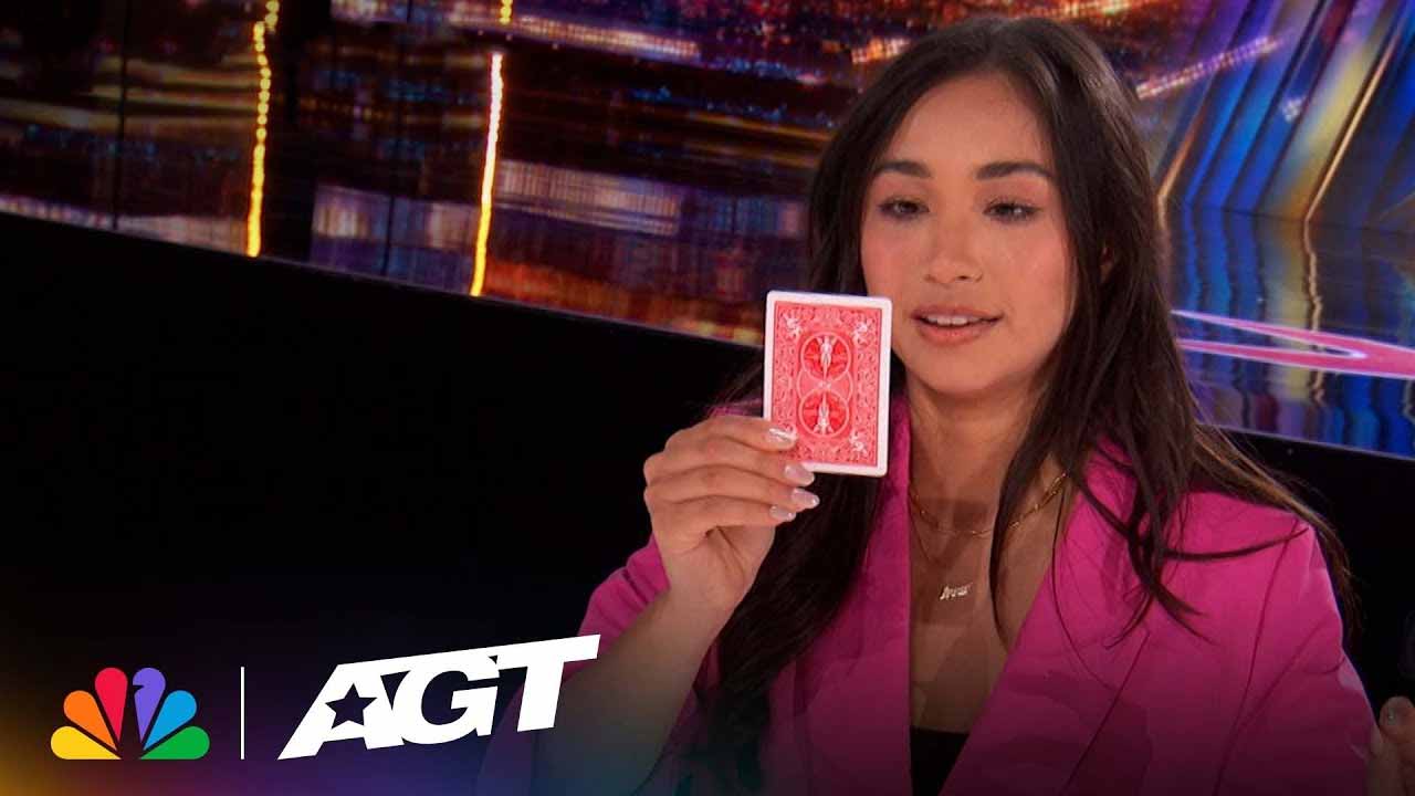 Unbelievable Card Magic Leaves Magician in Awe Anna DeGuzman AGT 2023