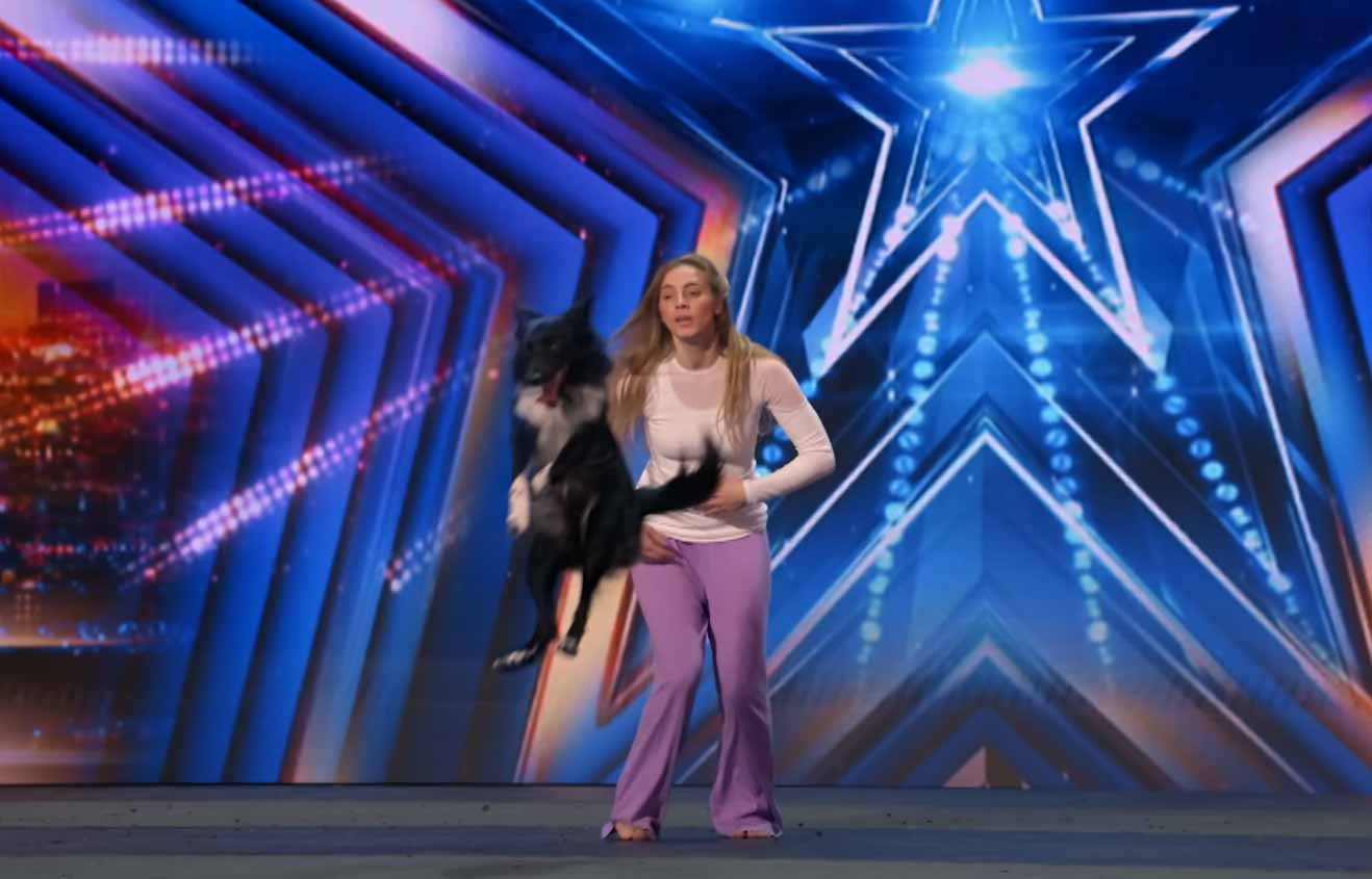 Unleashed Talent Roni And Her Dancing Dog Rhythm Steal the Show on AGT