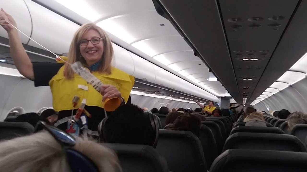 Worlds Funniest Flight Safety Announcement 